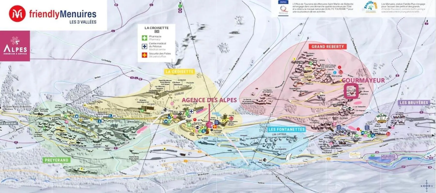 Apartment Residence Courmayeur - Bel Appartement Renove Pour 6-8 Personnes Sur Les Pistes Mae-4094 Saint-Martin-de-Belleville